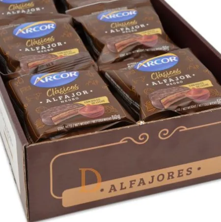 Alfajores Arcor Clásicos - NEGRO - 18 Stück (900g)