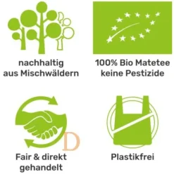 Bio Mate Tee - caá GERÖSTET 400g (braun)