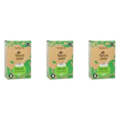 Bio Mate Tee - Natural Green PURE LEAF 3 x 500g - Premium Mate Tee ohne Stängel (frisch & ungeräuchert) VAKUUMVERPACKT