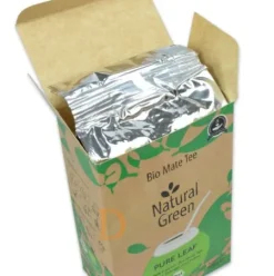 Bio Mate Tee - Natural Green PURE LEAF 3 x 500g - Premium Mate Tee ohne Stängel (frisch & ungeräuchert) VAKUUMVERPACKT