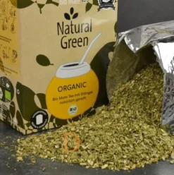Bio Mate Tee - Natural Green ORGANIC 3 x 500g - Mate Tee mit Stängel (natürlich gereift & ungeräuchert) VAKUUMVERPACKT