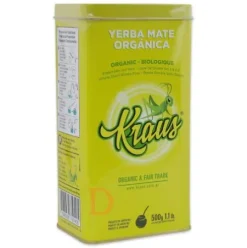 Kraus DOSE mit Bio Mate Tee KRAUS ORGANICA 500g