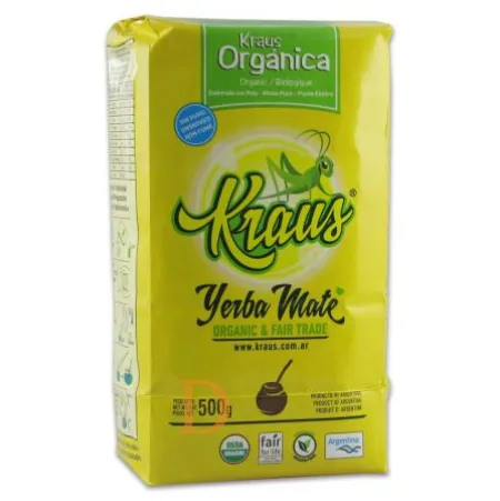 Kraus DOSE mit Bio Mate Tee KRAUS ORGANICA 500g