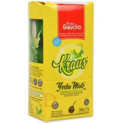 Kraus Gaucho - Sin Palo (ungeräuchert, ohne Stängel) - Mate Tee aus Argentinien 500g
