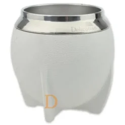 Mate Becher Campo - Edelstahl WEIß (doppelwandiger Thermo Becher)