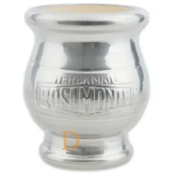 Mate Becher Rosamonte - Holz mit Aluminium