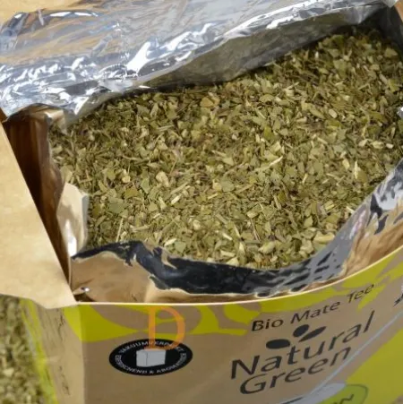 Mate Set Natural Green FRESH LEMON - KERAMIK (FRESH LEMON 500g + Mate Becher Pardo + Bombilla Cuchara)
