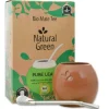 Mate Set Natural Green PURE LEAF - KERAMIK (PURE LEAF 500g + Mate Becher Pardo + Bombilla Cuchara)