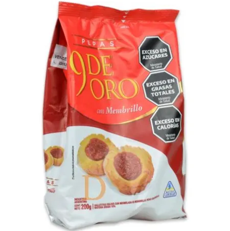 Pepas Membrillo 9 de Oro 200g