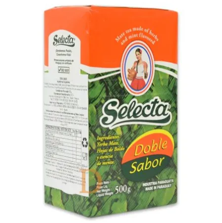 Selecta Doble Sabor (Boldo + Menta) - Mate Tee aus Paraguay 500g