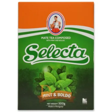 Selecta Menta y Boldo - Mate Tee aus Paraguay 500g